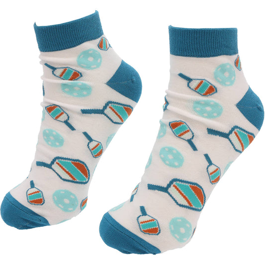 Colorful unisex pickleball ankle socks