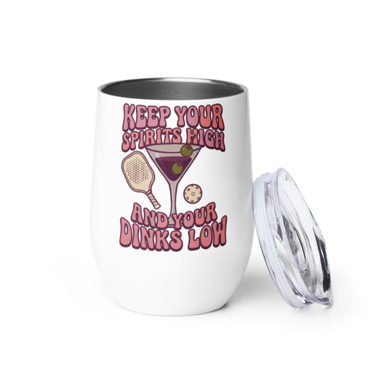 Keep Your Spirits High and Your Dinks Low | Wine tumbler